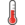Icono de temperatura alta en Raspberry Pi