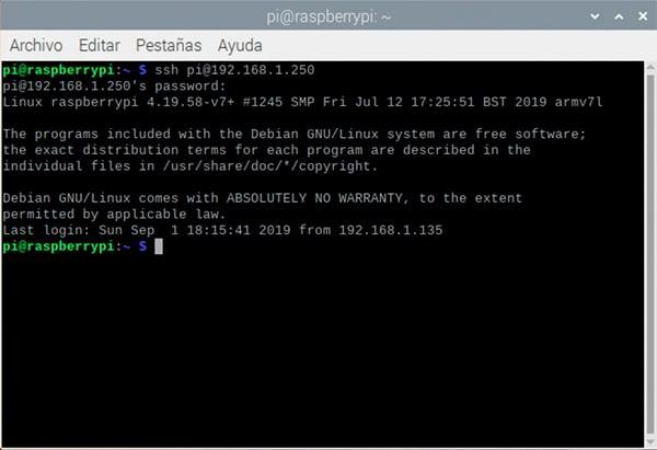 Conexión remota SSH desde la terminal de Linux